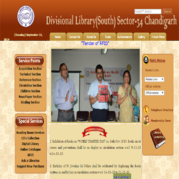 Divisional Library Chandigarh
